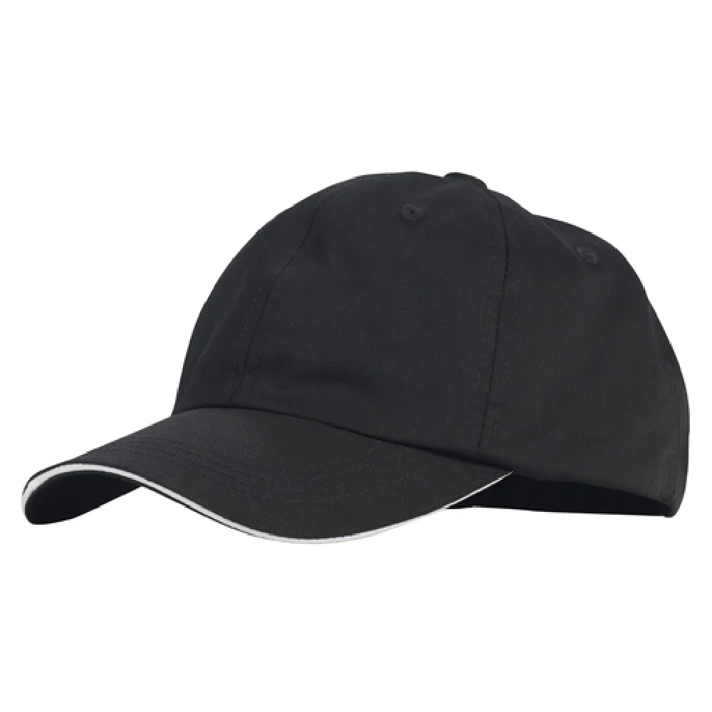 Winco CHBC-4BK Adjustable Chef's Hat Black with 65/35 Poly-Cotton Blend