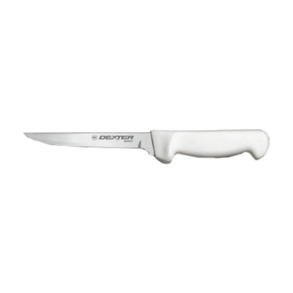 Dexter Russell P94818 6 Inch Narrow Flexible Boning Knife High Carbon Steel White Handle Dexter Russell P94818 6 Inch Narrow Flexible Boning Knife High Carbon Steel White Handle
