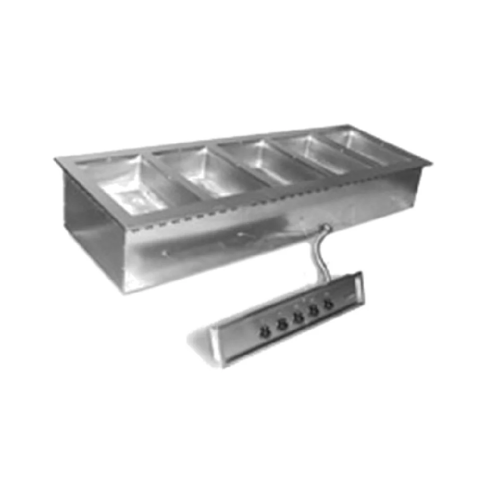 Eagle SGDI-5-240T-D 12 Inch Hot Food Well Unit Drop-in with Drain Electric