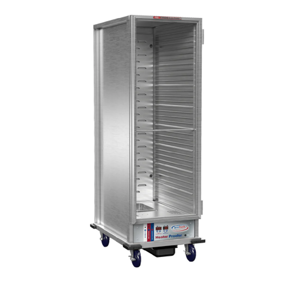 Winholt NHPL-1836C-DGT 21 Inch Wide Mobile Heater/Proofer Cabinet Aluminum