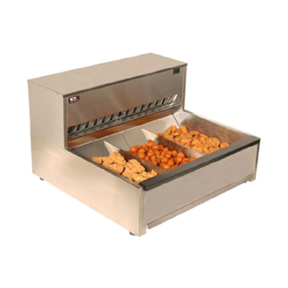 Carter Hoffmann CNH28_208/60/1 28 Inch Crisp N Hold Fried Food Station with 4 Sections