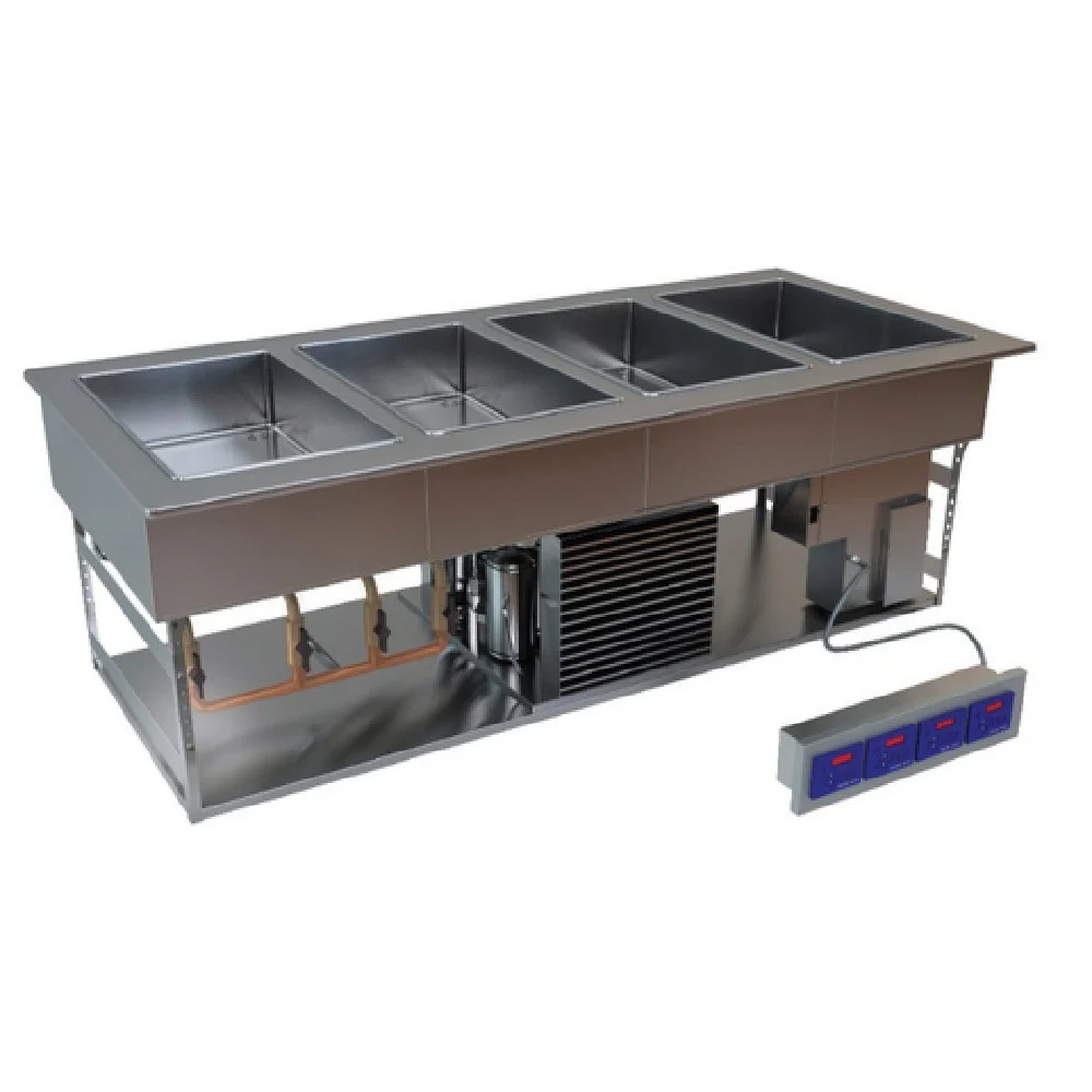 Low Temp Industries DI-QSCHP-2 34 Inch Hot Cold Freeze Food Well Drop-in Stainless Steel Low Temp Industries DI-QSCHP-2 34 Inch Hot Cold Freeze Food Well Drop-in Stainless Steel