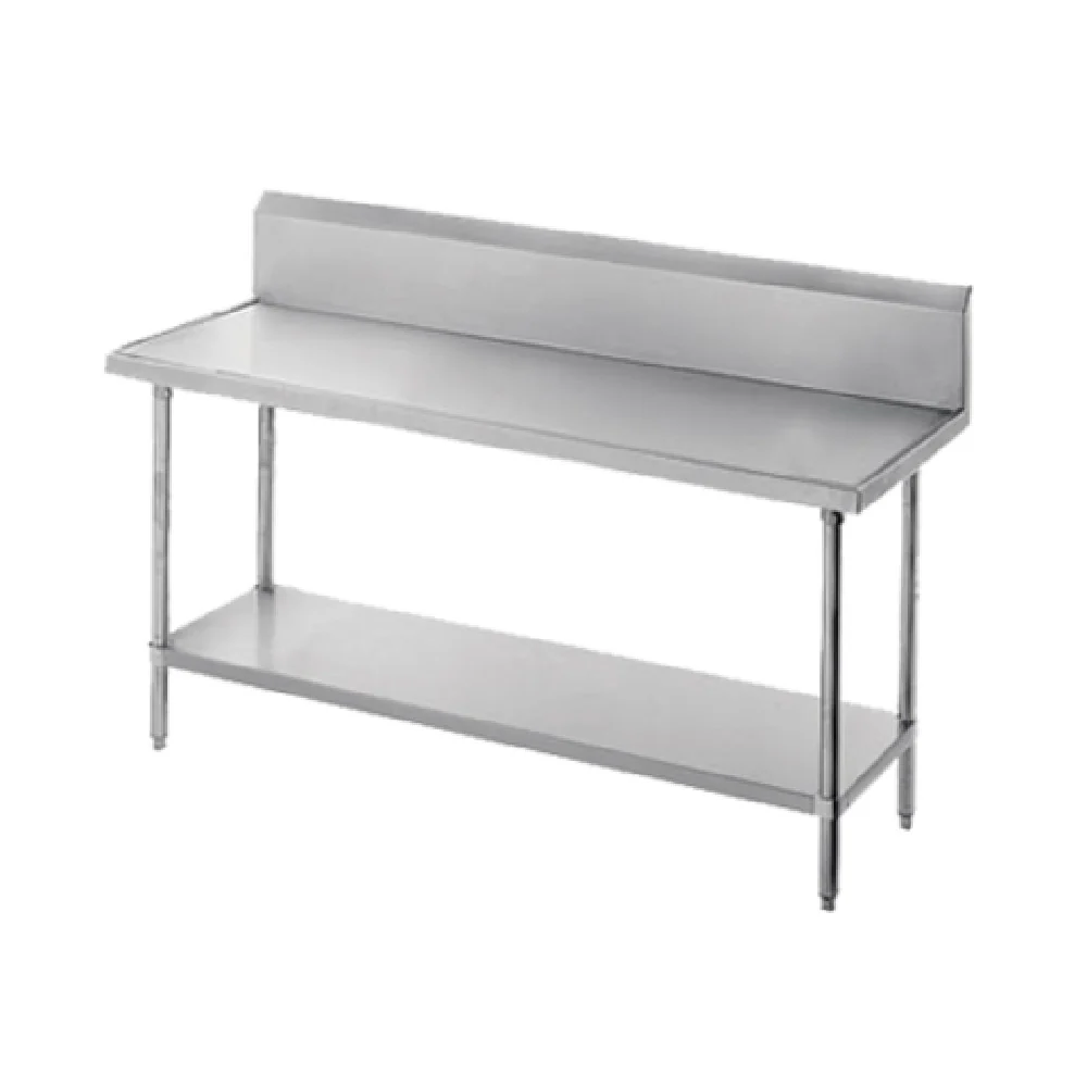 Advance Tabco VKS-366 72 Inch 14 Gauge Top Undershelf with Non Drip Edge Advance Tabco VKS-366 72 Inch 14 Gauge Top Undershelf with Non Drip Edge