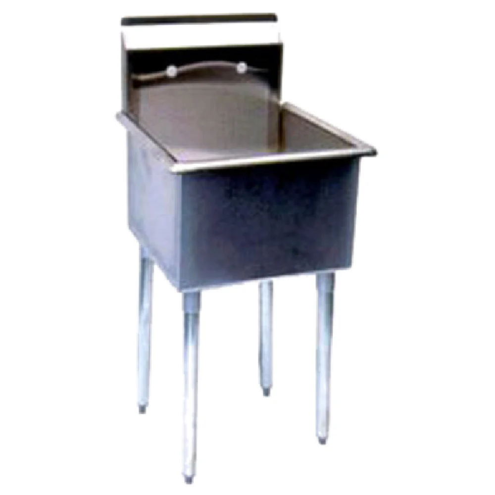 Turbo Air TSA-1MOP 18 Inch Mop Sink One Compartment with Stainless Steel Bowl