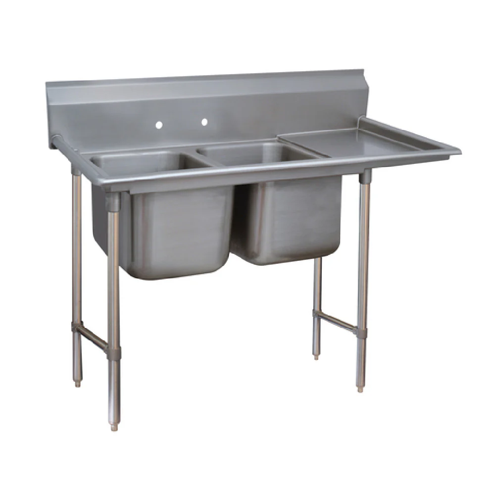 Advance Tabco 9-2-36-36R 77 Inch Sink With Right-hand Drainboard Advance Tabco 9-2-36-36R 77 Inch Sink With Right-hand Drainboard
