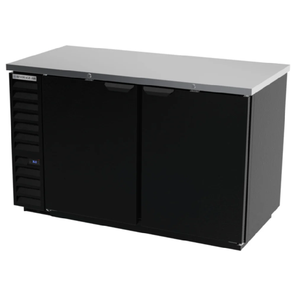 Beverage Air BB58HC-1-F-B 59 Inch Refrigerated Back Bar Cabinet 21.86 cu ft Beverage Air BB58HC-1-F-B 59 Inch Refrigerated Back Bar Cabinet 21.86 cu ft
