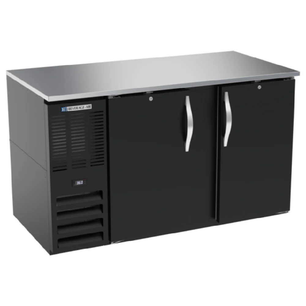 Beverage Air BB58HC-1-F-B 59 Inch Refrigerated Back Bar Cabinet 21.86 cu ft Beverage Air BB58HC-1-F-B 59 Inch Refrigerated Back Bar Cabinet 21.86 cu ft