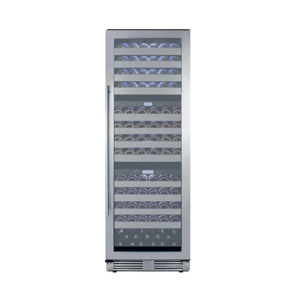 Summit SWCP1988T 23 Inch Triple Zone Wine Cellar with Locking Glass Door Summit SWCP1988T 23 Inch Triple Zone Wine Cellar with Locking Glass Door