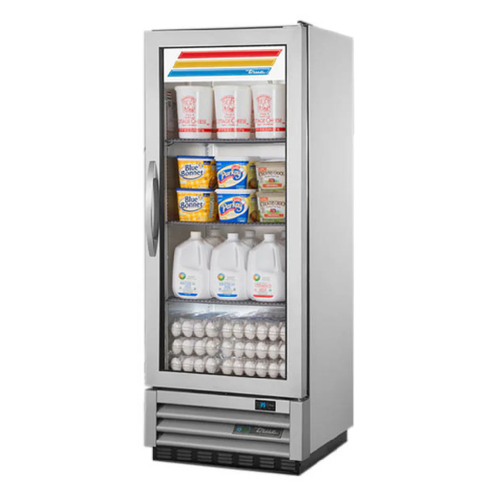 True Refrigeration T-12G-HC~FGD01_RH 25 Inch Refrigerator Reach-in 1 Section with Glass Door True Refrigeration T-12G-HC~FGD01_RH 25 Inch Refrigerator Reach-in 1 Section with Glass Door
