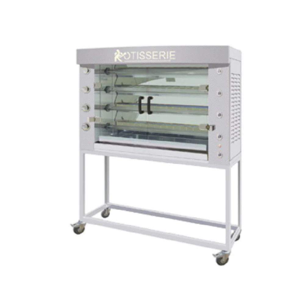 Rotisol FB1400-4G-SS_LP 54 Inch Gas FlamBoyant Infrared Rotisserie Oven