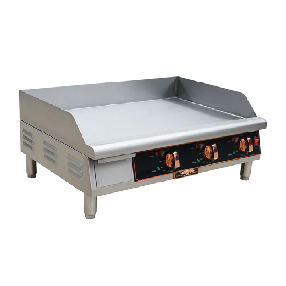 Copper Beech CBETG-30 30 Inch Electric Griddle with Smooth Plate and Manual Control