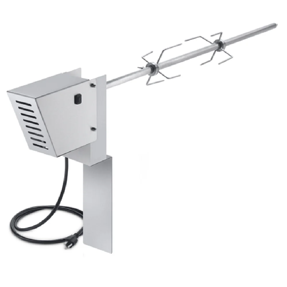 Crown Verity CV-RT-24BI Rotisserie Assembly For BI and Estate 24 Left Side with Forks Crown Verity CV-RT-24BI Rotisserie Assembly For BI and Estate 24 Left Side with Forks