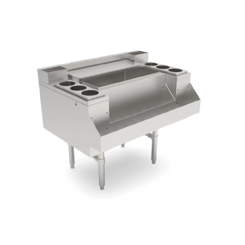 John Boos UBJB-2736-CP7-CH 36 Inch Ice Bin Cocktail Unit with Cold Plate