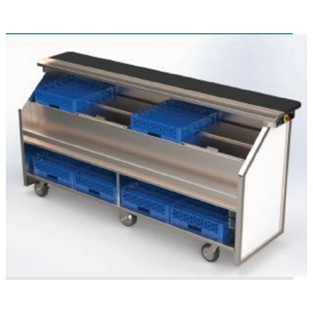 Lakeside 173671 95 1/8 Inch Portable Bar Stainless Steel with Ice Bins and Wheels Lakeside 173671 95 1/8 Inch Portable Bar Stainless Steel with Ice Bins and Wheels
