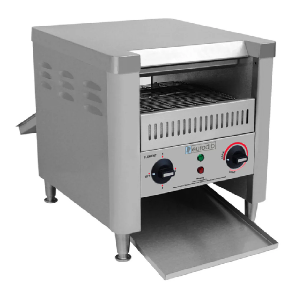Eurodib SFE02700120 Conveyor Toaster 300 Slices/hr 120V Eurodib SFE02700120 Conveyor Toaster 300 Slices/hr 120V