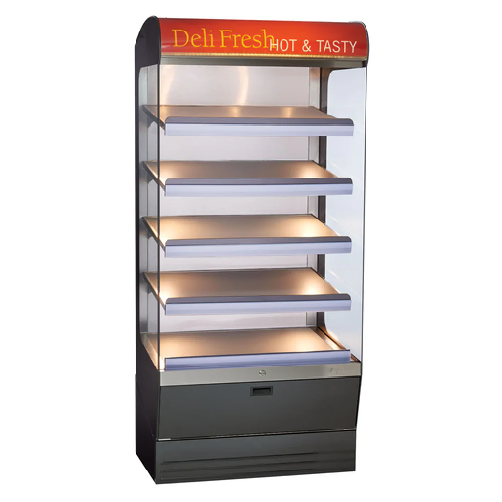 Alto Shaam HSM-36/5S/T_230/60/1 36 Inch Floor Model Hot Food Merchandiser with 5 Shelves