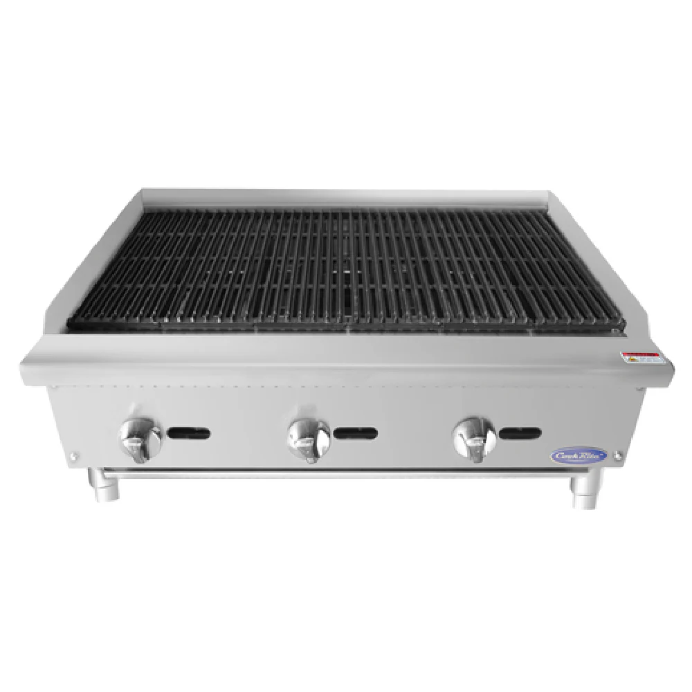 Atosa ATRC-36 36 Inch Gas Charbroiler Heavy Duty with 3 Burners 105000 BTU Atosa ATRC-36 36 Inch Gas Charbroiler Heavy Duty with 3 Burners 105000 BTU