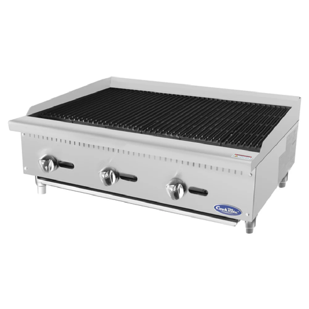 Atosa ATRC-36 36 Inch Gas Charbroiler Heavy Duty with 3 Burners 105000 BTU Atosa ATRC-36 36 Inch Gas Charbroiler Heavy Duty with 3 Burners 105000 BTU