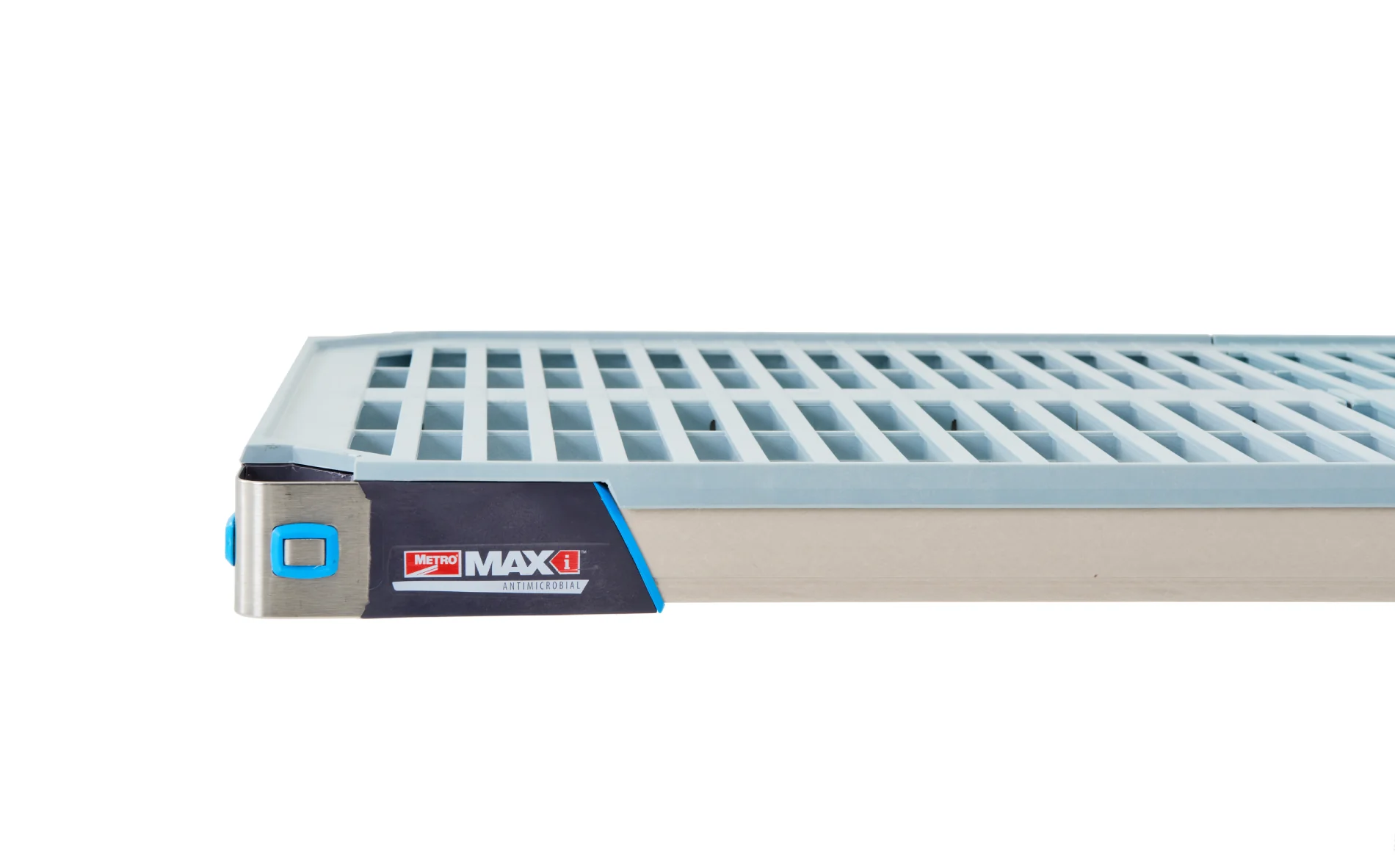 Metro MX2448G 48 Inch Shelf Reinforced Type 304 Stainless Steel with Polymer Mats Metro MX2448G 48 Inch Shelf Reinforced Type 304 Stainless Steel with Polymer Mats
