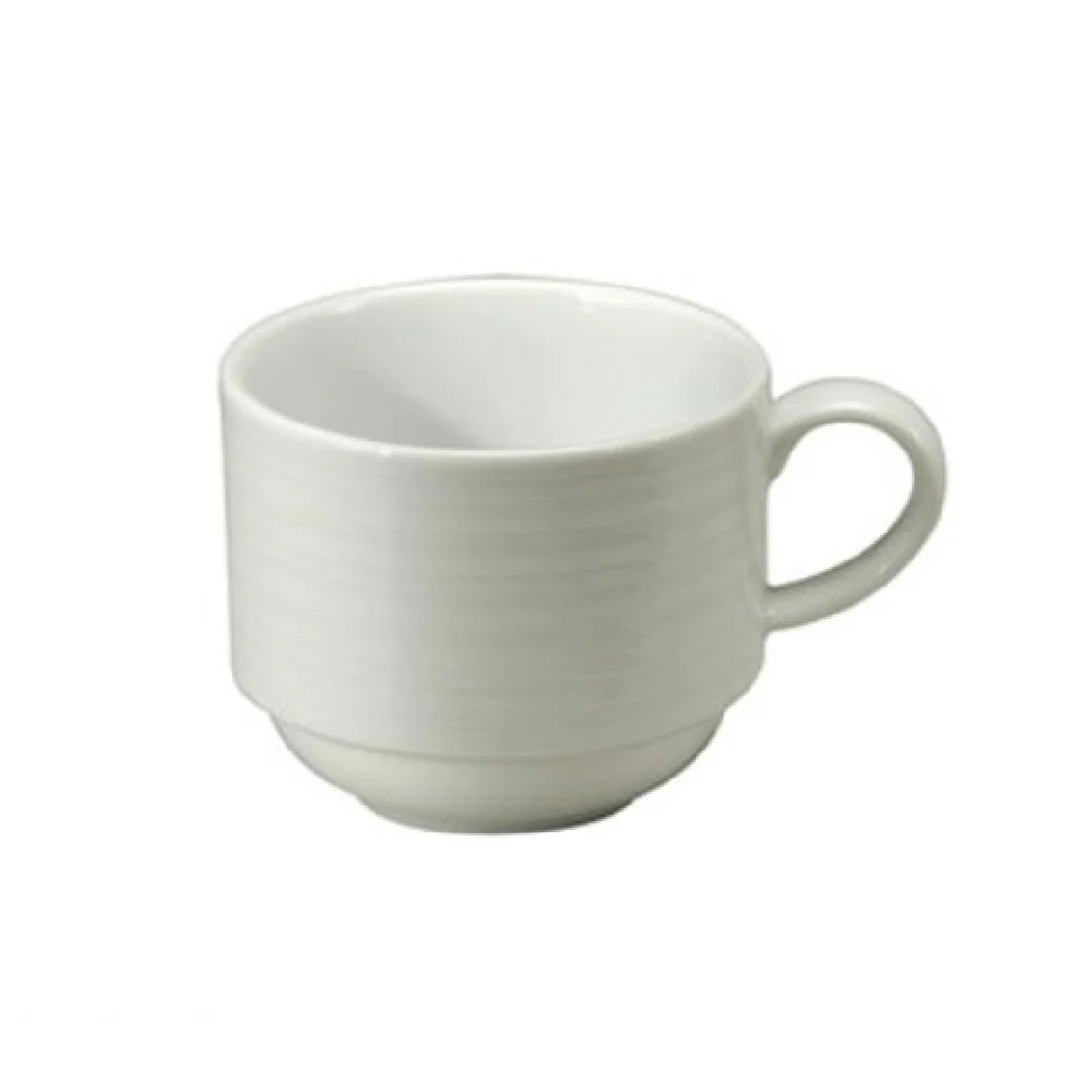 1880 Hospitality R4570000531 9 Oz. Cup Porcelain Round Handled Bright White