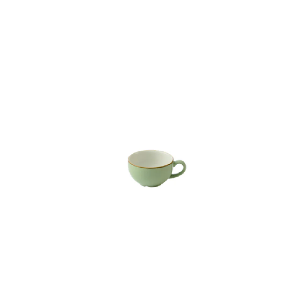 Churchill China SSASCB201 Stonecast Sage Green Cafe Cappuccino Cup 8 Oz. Ceramic