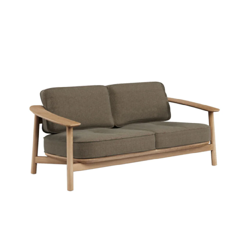 emuamericas, llc E6056 70 Inch Sofa Outdoor Indoor Seating FSC Teak with Comfort emuamericas, llc E6056 70 Inch Sofa Outdoor Indoor Seating FSC Teak with Comfort