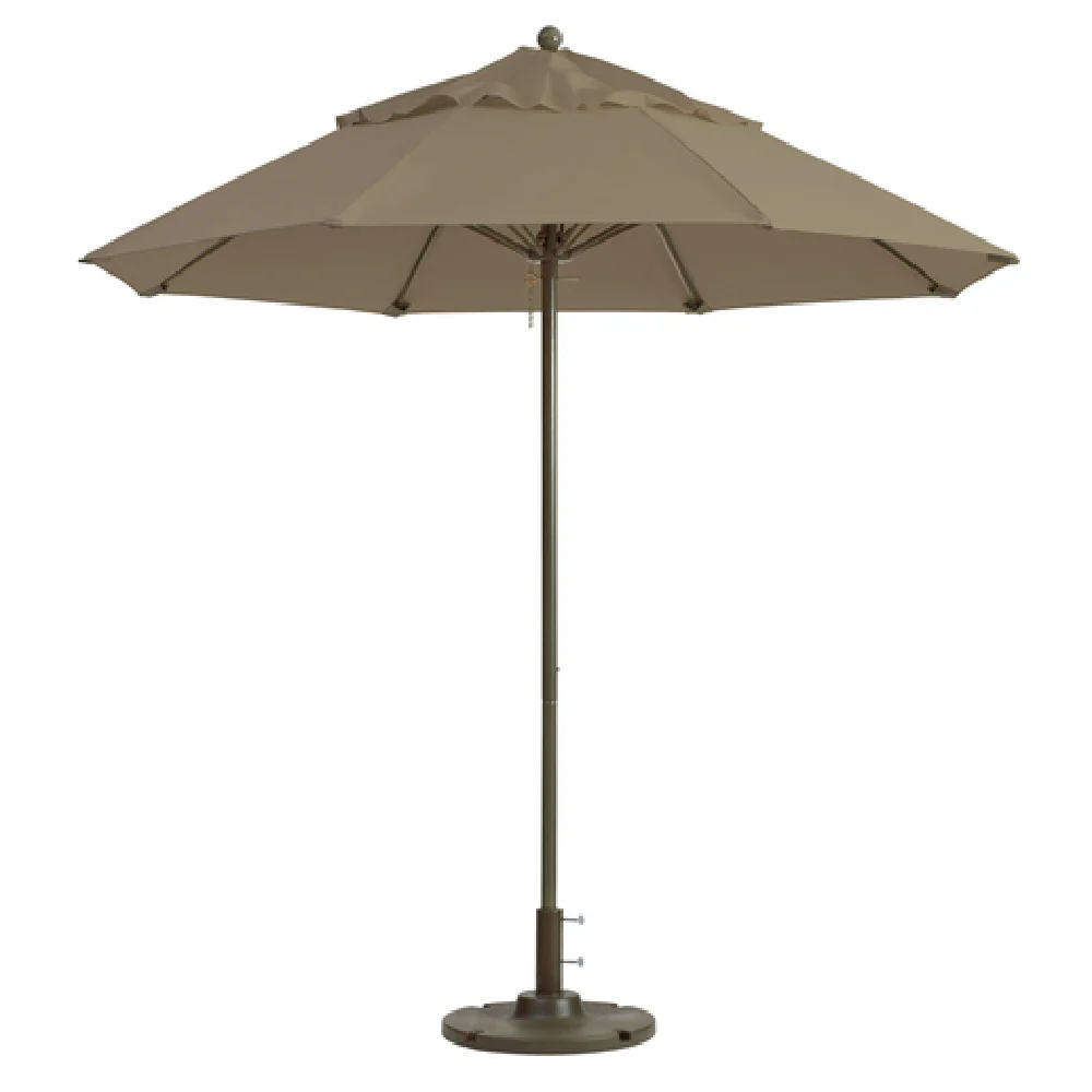 Grosfillex 98868131 9 Ft Round Diameter Umbrella with Aluminum Pole Linen Fabric Grosfillex 98868131 9 Ft Round Diameter Umbrella with Aluminum Pole Linen Fabric