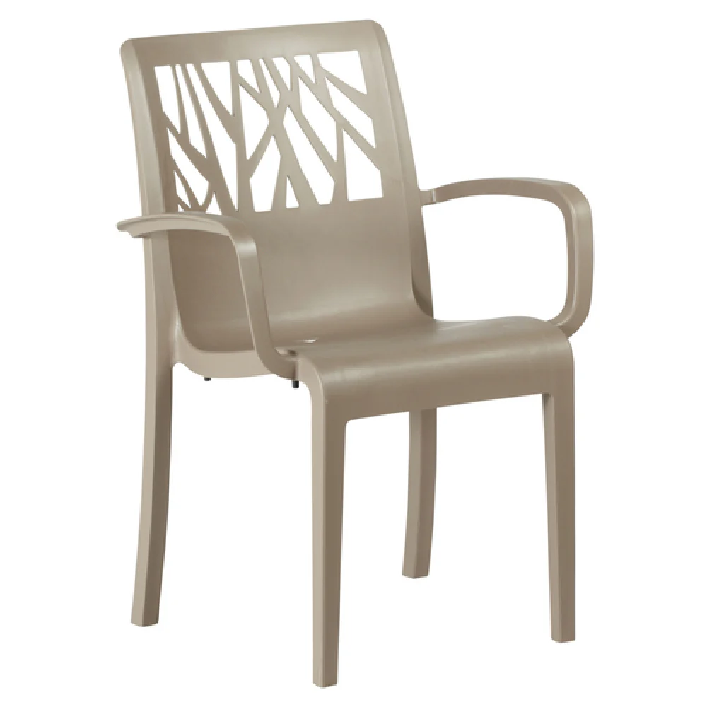 Grosfillex US200181 23 Inch Vegetal Stacking Armchair Outdoor Use Resin Grosfillex US200181 23 Inch Vegetal Stacking Armchair Outdoor Use Resin