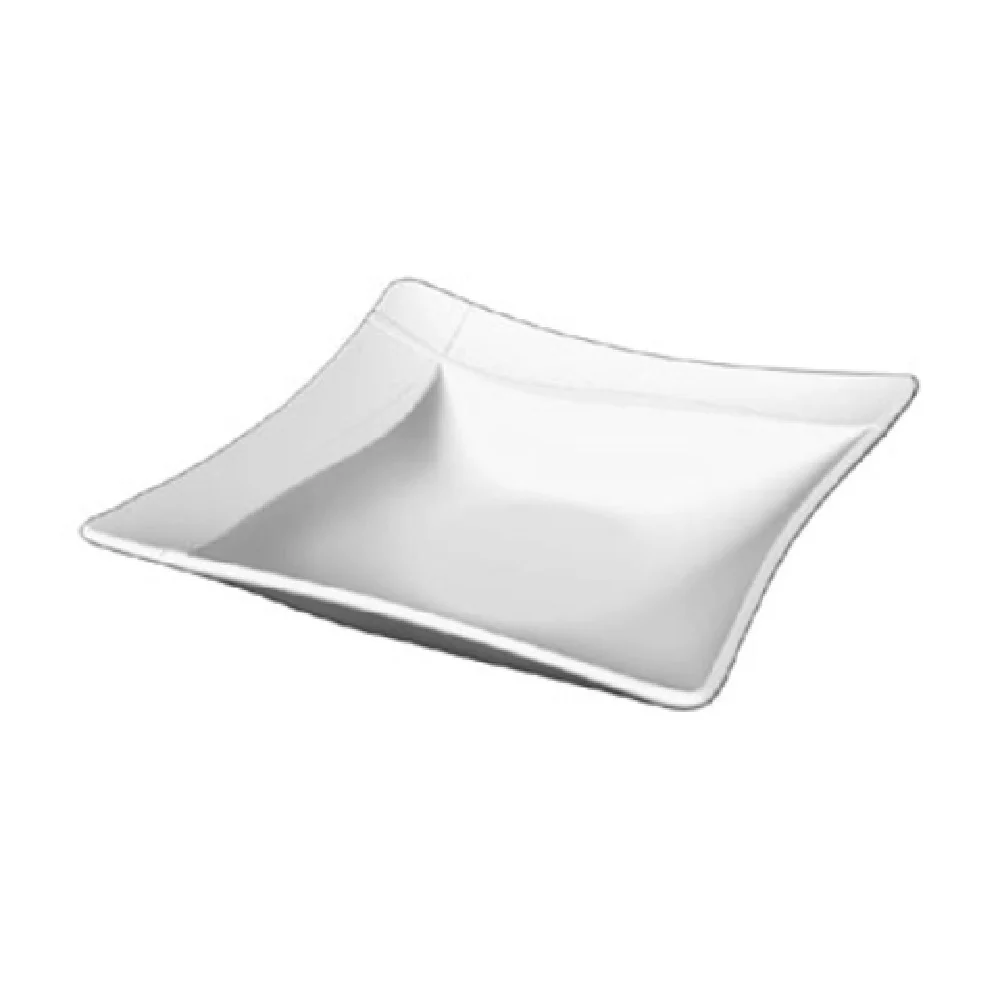 BauscherHepp 090473 16-9/10 Oz. Plate Square Deep Porcelain BauscherHepp 090473 16-9/10 Oz. Plate Square Deep Porcelain