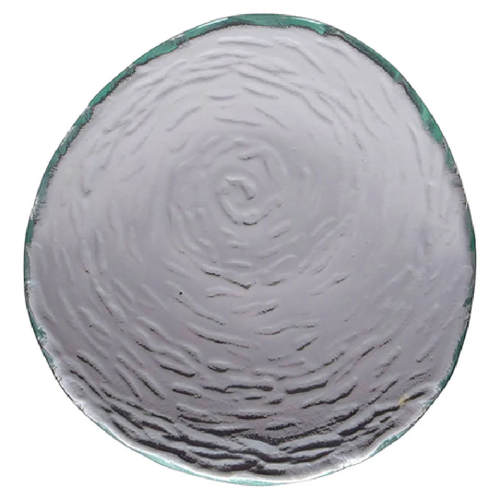 Steelite 6512G378 5.625 Inch Round Platter Clear Scape Glass 1 Dozen Packs