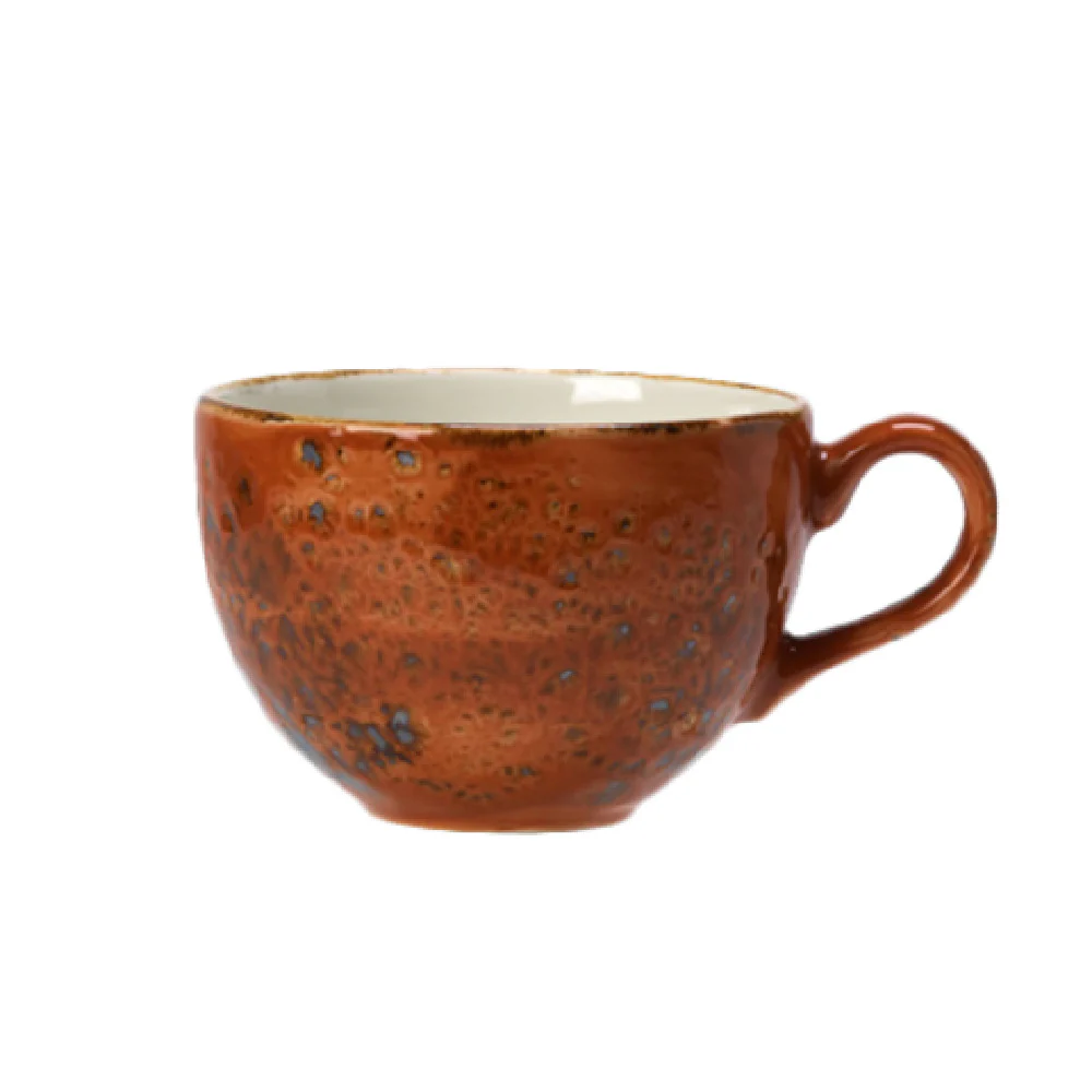 Steelite 11330152 12.0 Oz Low Cup Terracotta Alumina Vitrified China