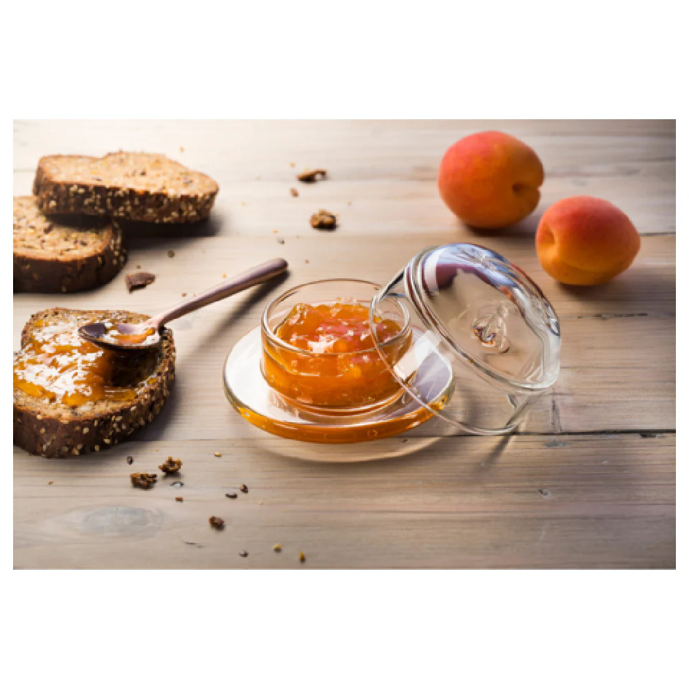 La Rochere North America 640201 3 Inch Clear Glass Bee Butter Dish Set La Rochere North America 640201 3 Inch Clear Glass Bee Butter Dish Set