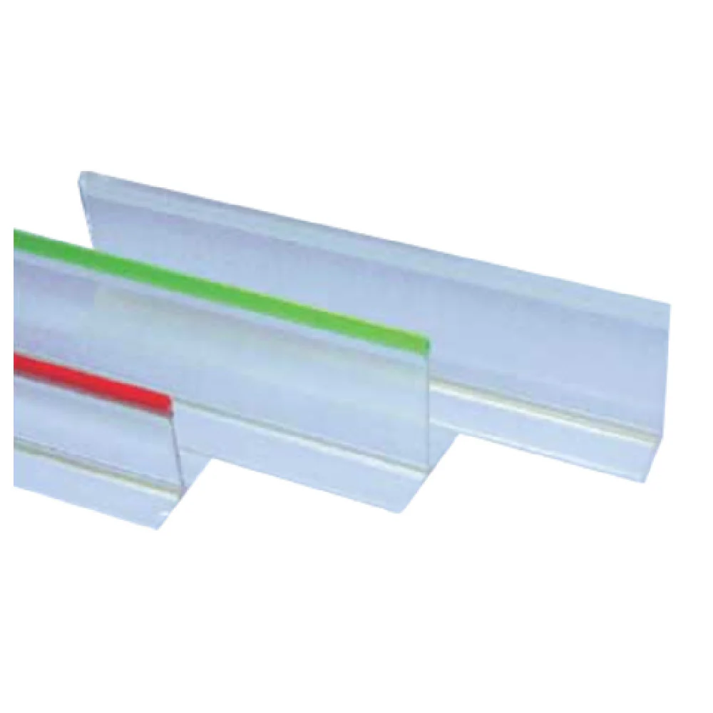 Omcan 10777 30 Inch Clear Divider with Red Beading for Refrigerated Storage