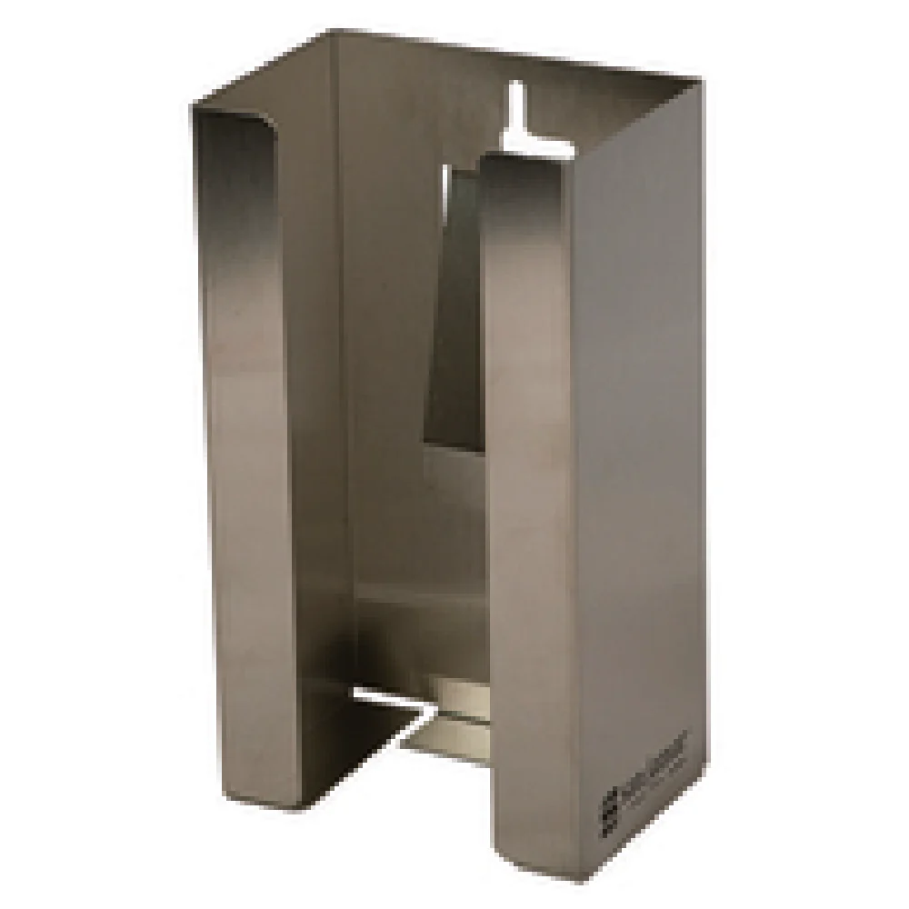 San Jamar G0801 3-3/4 Inch Disposable Glove Dispenser Stainless Steel with Box Capacity San Jamar G0801 3-3/4 Inch Disposable Glove Dispenser Stainless Steel with Box Capacity