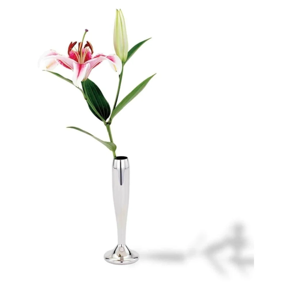 Steelite WLOU325 7.4 Inch Bud Vase with Mirror Finish Stainless Steel - 10 Packs Steelite WLOU325 7.4 Inch Bud Vase with Mirror Finish Stainless Steel - 10 Packs