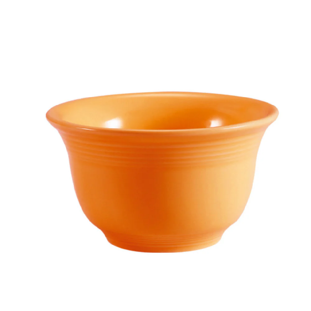 CAC China TG-4-TNG 7-1/2 Oz Porcelain Round Embossed Bouillon Cup Tangerine CAC China TG-4-TNG 7-1/2 Oz Porcelain Round Embossed Bouillon Cup Tangerine
