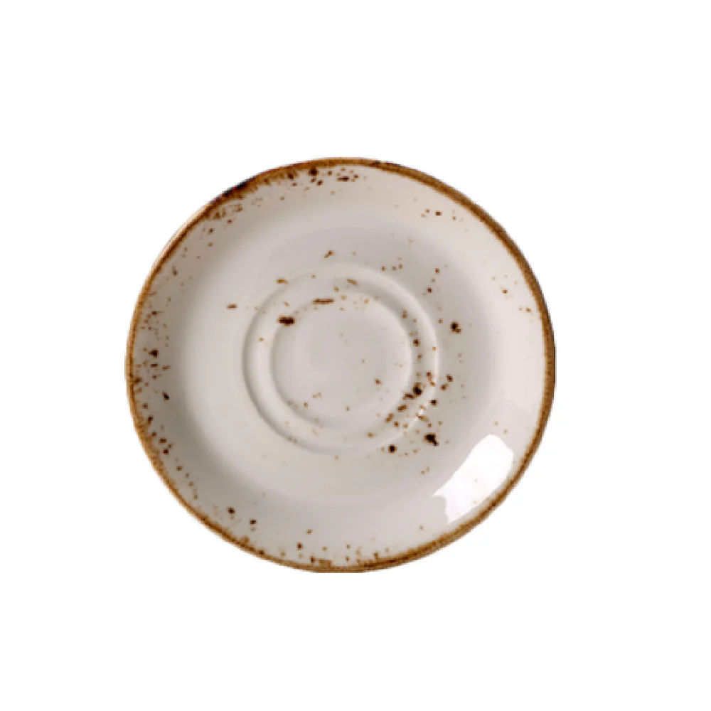 Steelite 11550225 6.5 Inch Double Well Saucer Craft White China