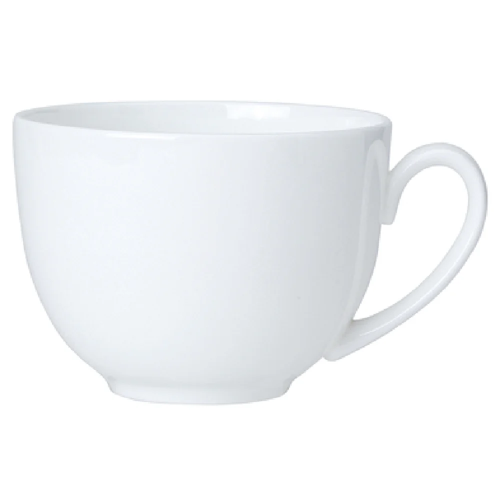 Steelite 82000AND0108 9 Oz Bone China Tea Cup Low Coupe White