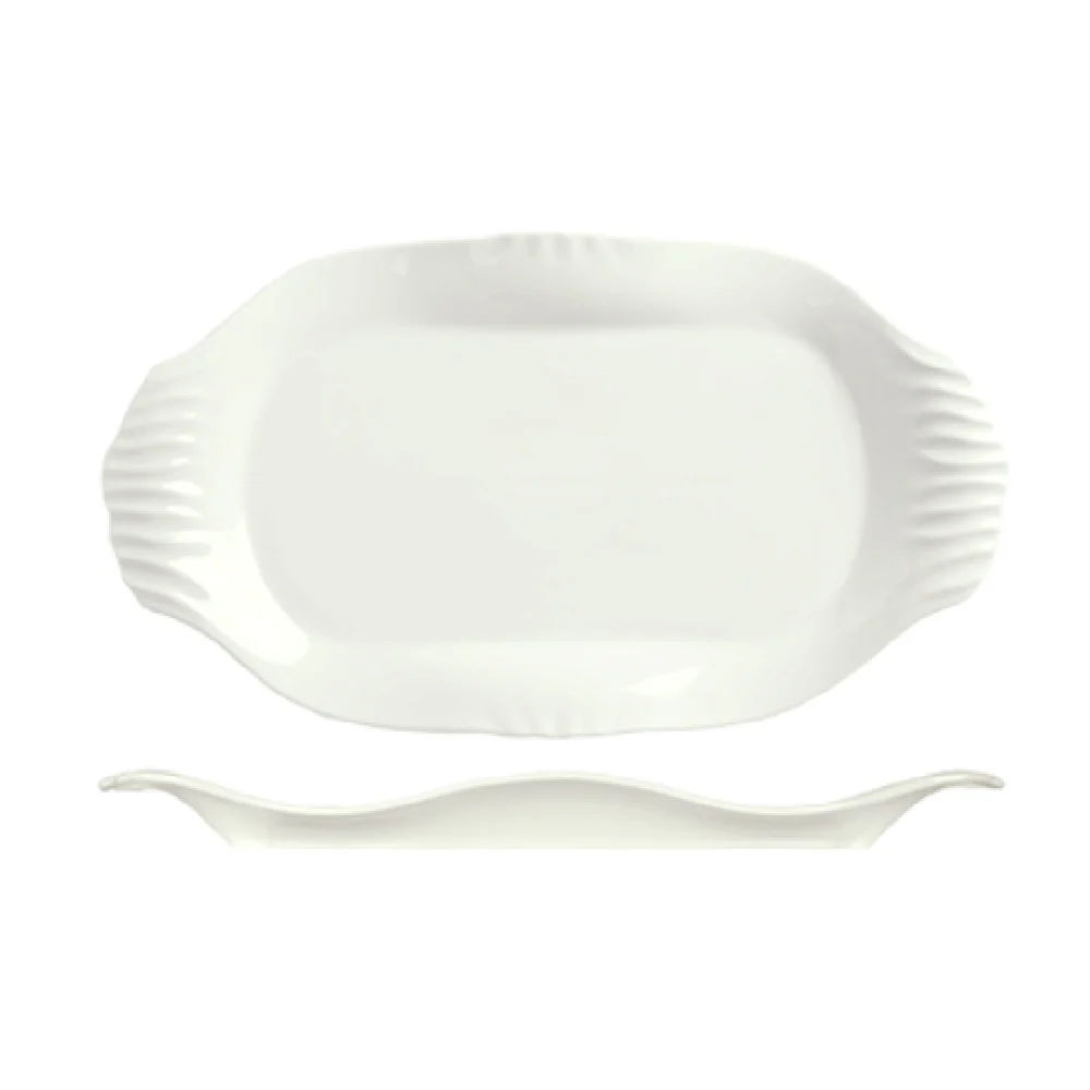 Libbey 905356424 12-1/4 Inch by 6-3/4 Inch Oval Platter Porcelain White Libbey 905356424 12-1/4 Inch by 6-3/4 Inch Oval Platter Porcelain White