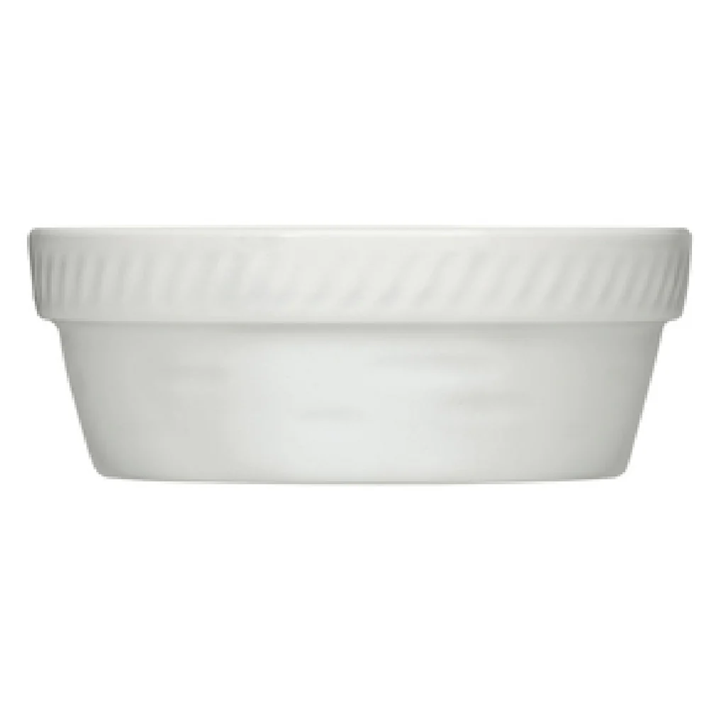 BauscherHepp 788615 6 Inch Soufflé Dish 20-3/10 Oz Round Porcelain with Heat Resistant