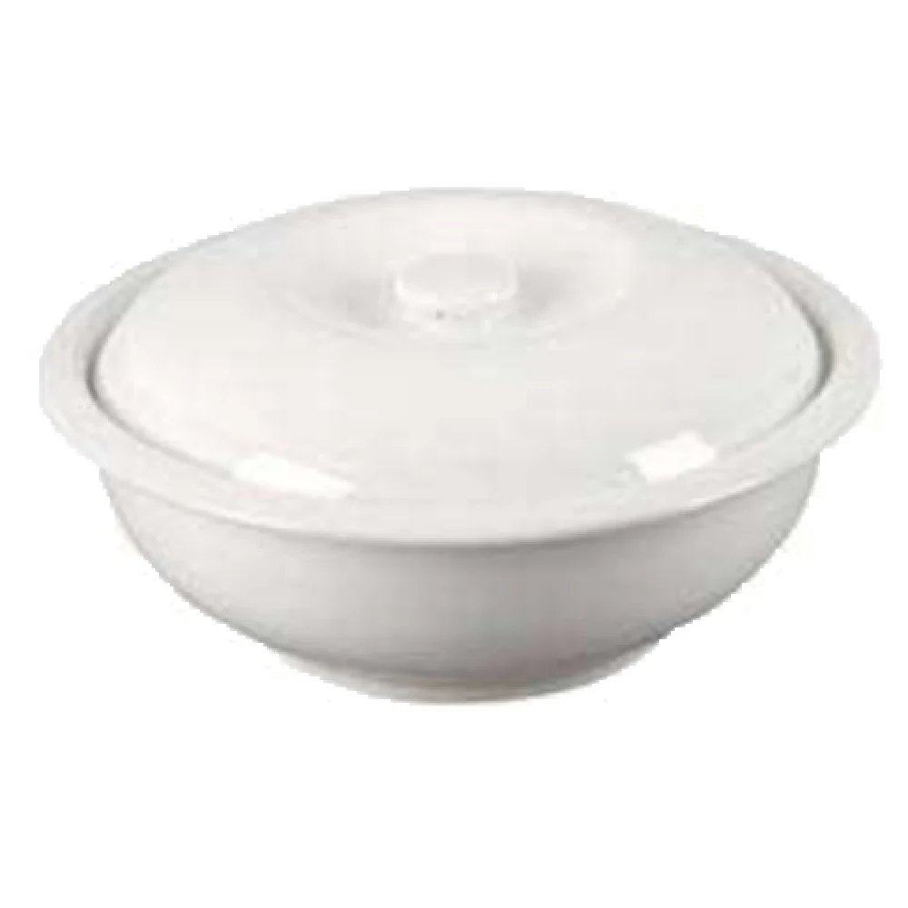 Vertex China RB-S10 65 Oz Soup Tureen Round With Lid Polished Foot China Vertex China RB-S10 65 Oz Soup Tureen Round With Lid Polished Foot China