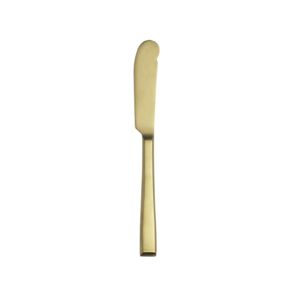 Steelite 5765SX045 7 Inch Butter Knife 13/0 Stainless Steel Gold Brushed