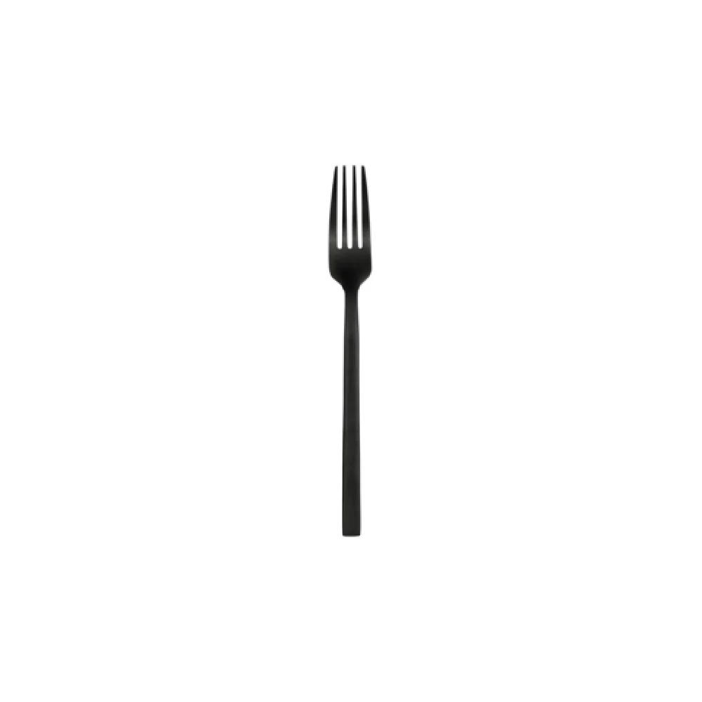 Libbey 863 030 7 Inch Salad to Dessert Fork Satin Noir Finish 18/0 Stainless Steel