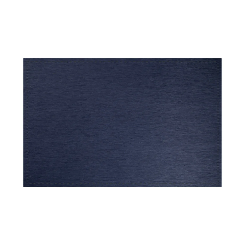 Risch TABLEMAT-STERLING 17 Inch x 11 Inch Rectangular Placemat Vinyl with Non-Skid Backing