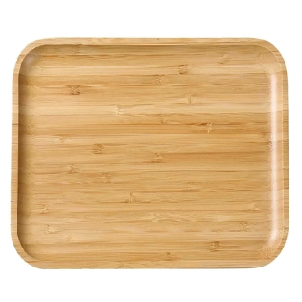 Yanco BB-116 16 Inch Rectangular Serving Tray Bamboo Sold by Case