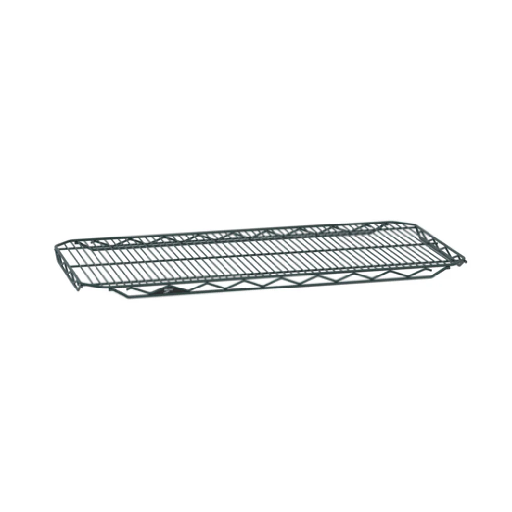 Metro 2436Q-DSG 36 Inch Smoked Glass QwikSLOT Wire Shelf with Adjustable Design