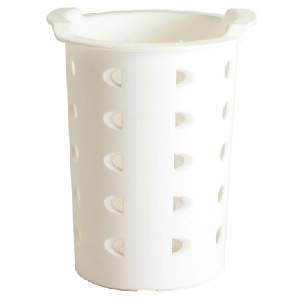 Cambro FWC56148 4-1/2 Inch Diameter Flatware Cylinder Plastic White Cambro FWC56148 4-1/2 Inch Diameter Flatware Cylinder Plastic White