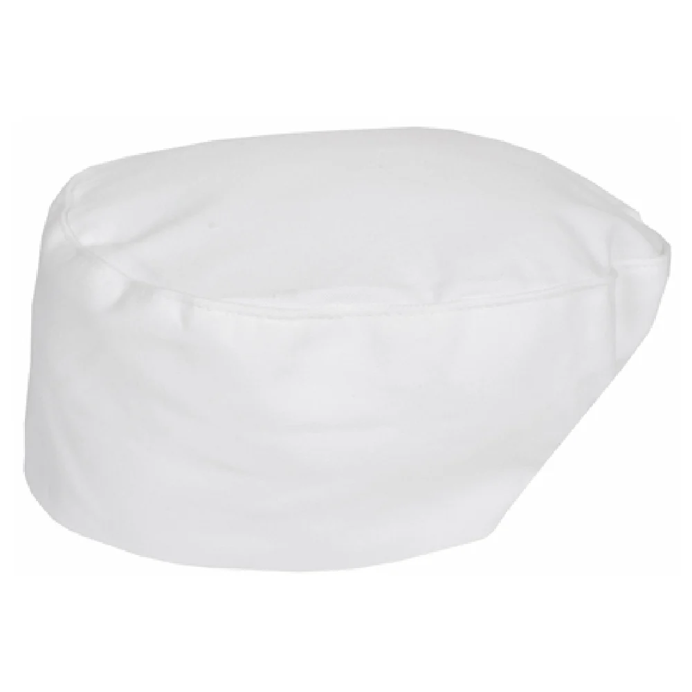John Ritzenthaler Company CHSCWH Chef's Skull Cap Elastic Band White 24 Packs