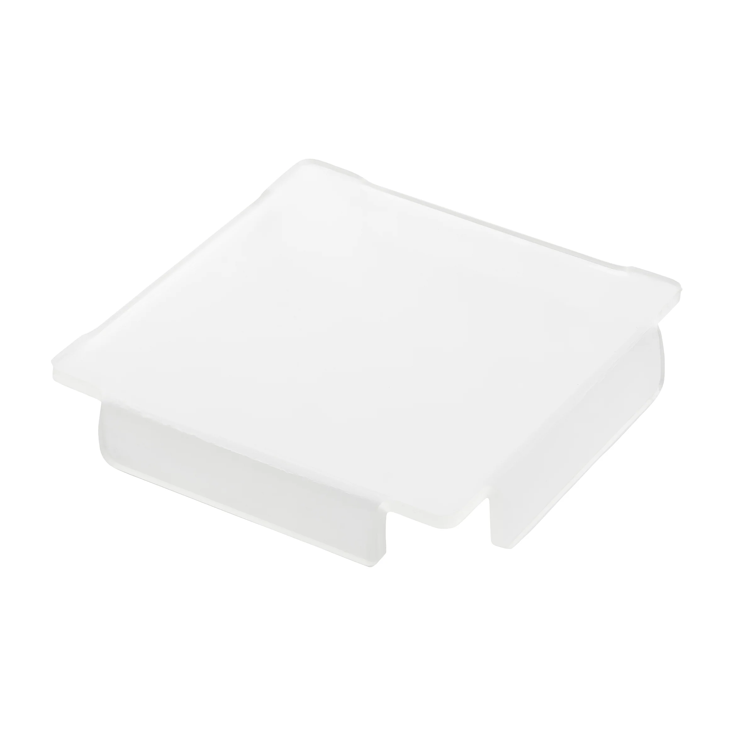 Tablecraft CW5040 6-7/8 Inch Translucent Acrylic Food Pan Cover with Lid
