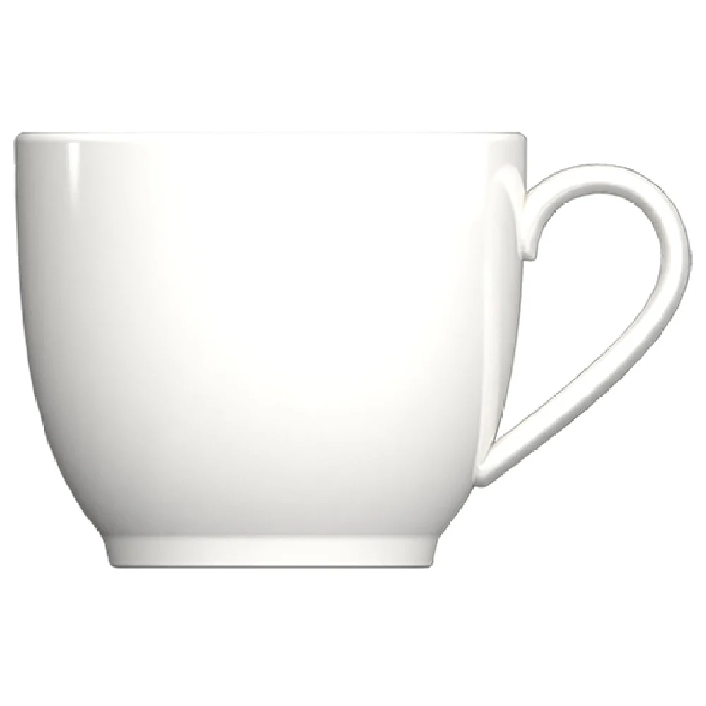 BauscherHepp 735168-A10000 6.08 Oz Cup with Handle Ceramic Durable Grey